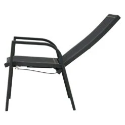 Ploß Tuvalu Stapelsessel Aluminium/Textilene Anthrazit/Grau -Garten Leben ploss tuvalu stapelsessel aluminium textilene 1367314 7