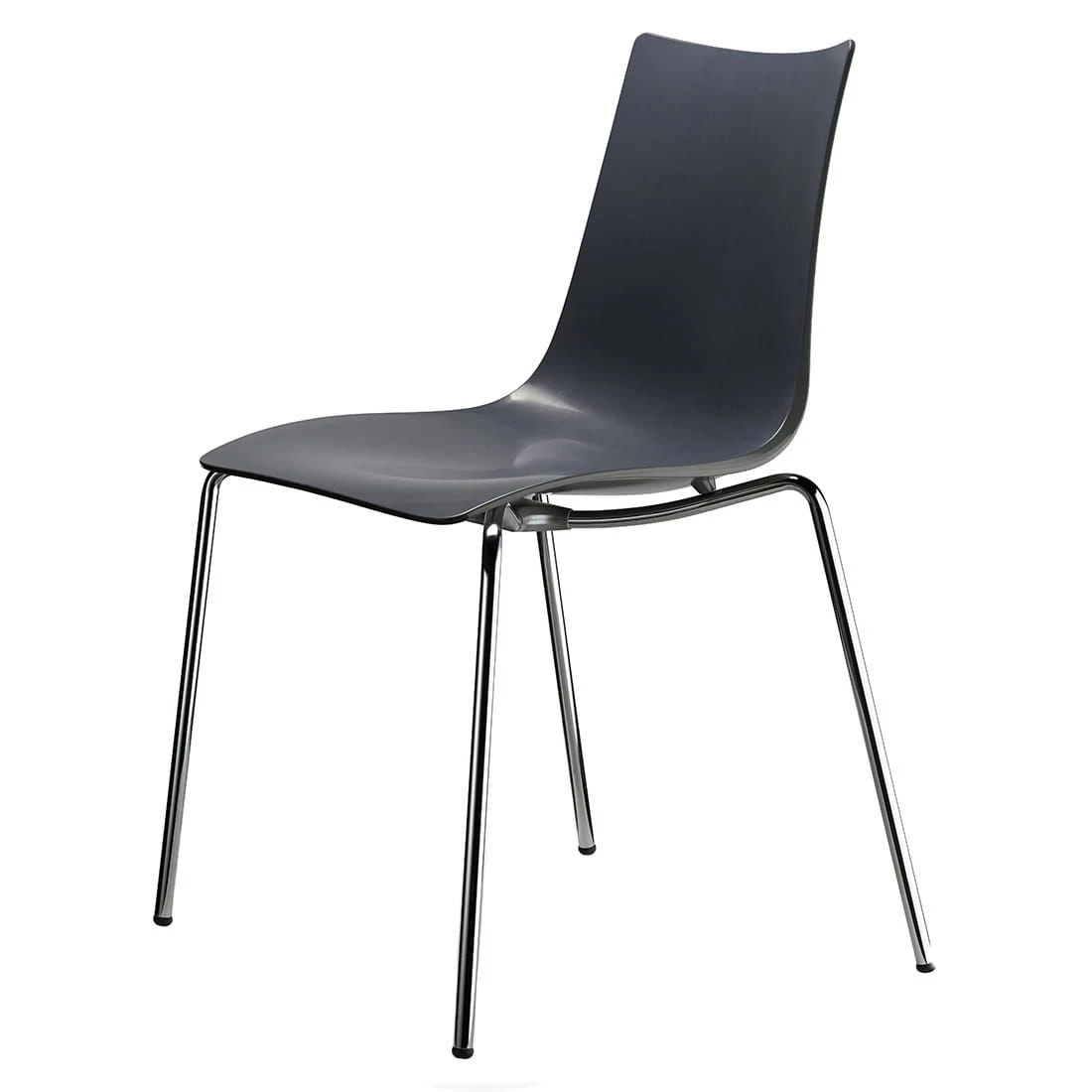 Scab Design Sedia Zebra Tecnopolimero Stahl/Kunststoff Anthrazit 3 Scab Design Sedia Zebra Tecnopolimero Stahl/Kunststoff Anthrazit