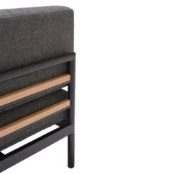 LifestyleGarden Bryde Ecklounge 3-tlg. Aluminium/Teak/Olefin Anthrazit/Natur -Garten Leben scancom bryde loungeset 3 tlg mit tisch 100x50cm 1411325 12