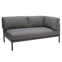 LifestyleGarden Bryde Ecklounge 3-tlg. Aluminium/Teak/Olefin Anthrazit/Natur -Garten Leben scancom bryde loungeset 3 tlg mit tisch 100x50cm 1411325 4