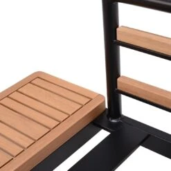 LifestyleGarden Bryde Ecklounge 3-tlg. Aluminium/Teak/Olefin Anthrazit/Natur -Garten Leben scancom bryde loungeset 3 tlg mit tisch 100x50cm 1411325 8