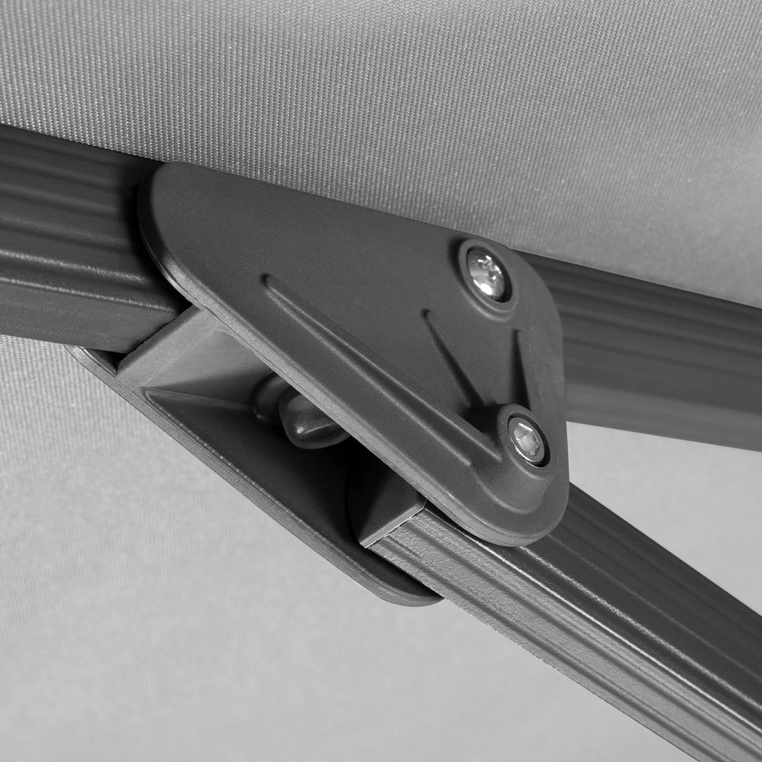 Schneider® Schneider Rhodos Smart Ampelschirm 300x300cm Silbergrau 14 Schneider® Schneider Rhodos Smart Ampelschirm 300x300cm Silbergrau – Bild 12