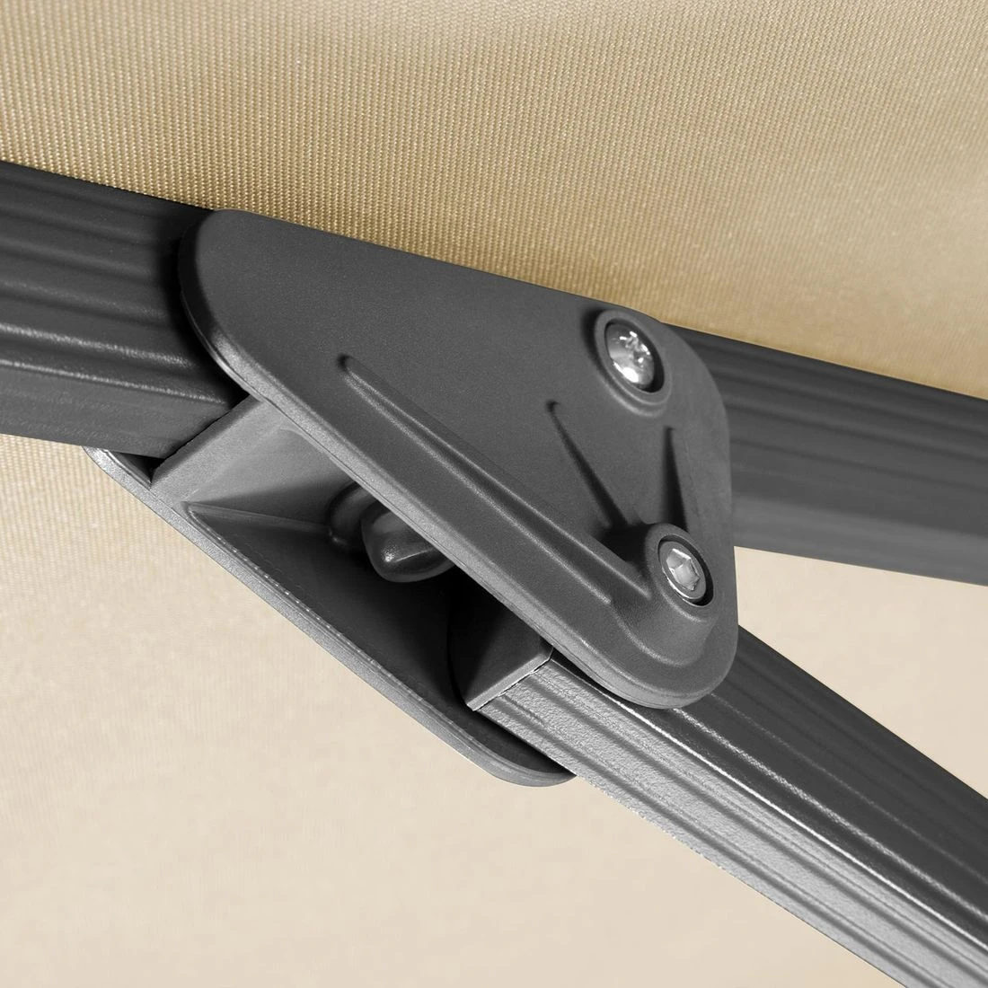 Schneider® Schneider Rhodos Smart Ampelschirm 300x300cm Natur 14 Schneider® Schneider Rhodos Smart Ampelschirm 300x300cm Natur – Bild 12