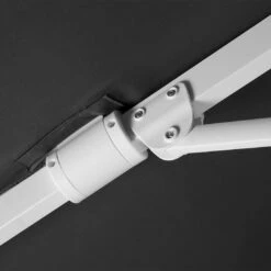 Schneider® Schneider Rhodos Twist-Bianco Ampelschirm 300x300cm Weiß/Anthrazit -Garten Leben schneider rhodos twist bianco ampelschirm 300x300cm anthrazit 1098254 11