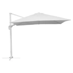 Schneider® Schneider Rhodos Twist-Bianco Ampelschirm 300x300cm Weiß/Weiß -Garten Leben schneider rhodos twist bianco ampelschirm 300x300cm weiss 1098232 1