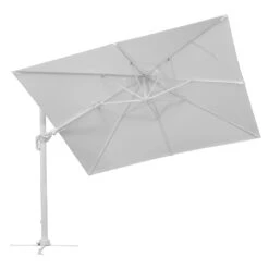 Schneider® Schneider Rhodos Twist-Bianco Ampelschirm 300x300cm Weiß/Weiß -Garten Leben schneider rhodos twist bianco ampelschirm 300x300cm weiss 1098232 7