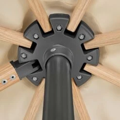 Schneider® Schneider Rhodos Twist-Woody Ampelschirm 300x300cm Natur -Garten Leben schneider rhodos twist woody ampelschirm 300x300cm 1357095 9