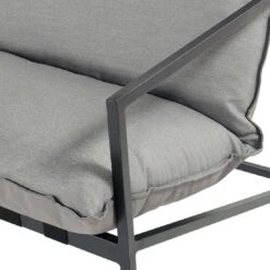 Schöner Wohnen Ameland Loungeset 4-tlg. Aluminium/Sunbrella Schwarz/Grau -Garten Leben schoener wohnen ameland loungeset 4 tlg aluminium sunbrella 1470494 6