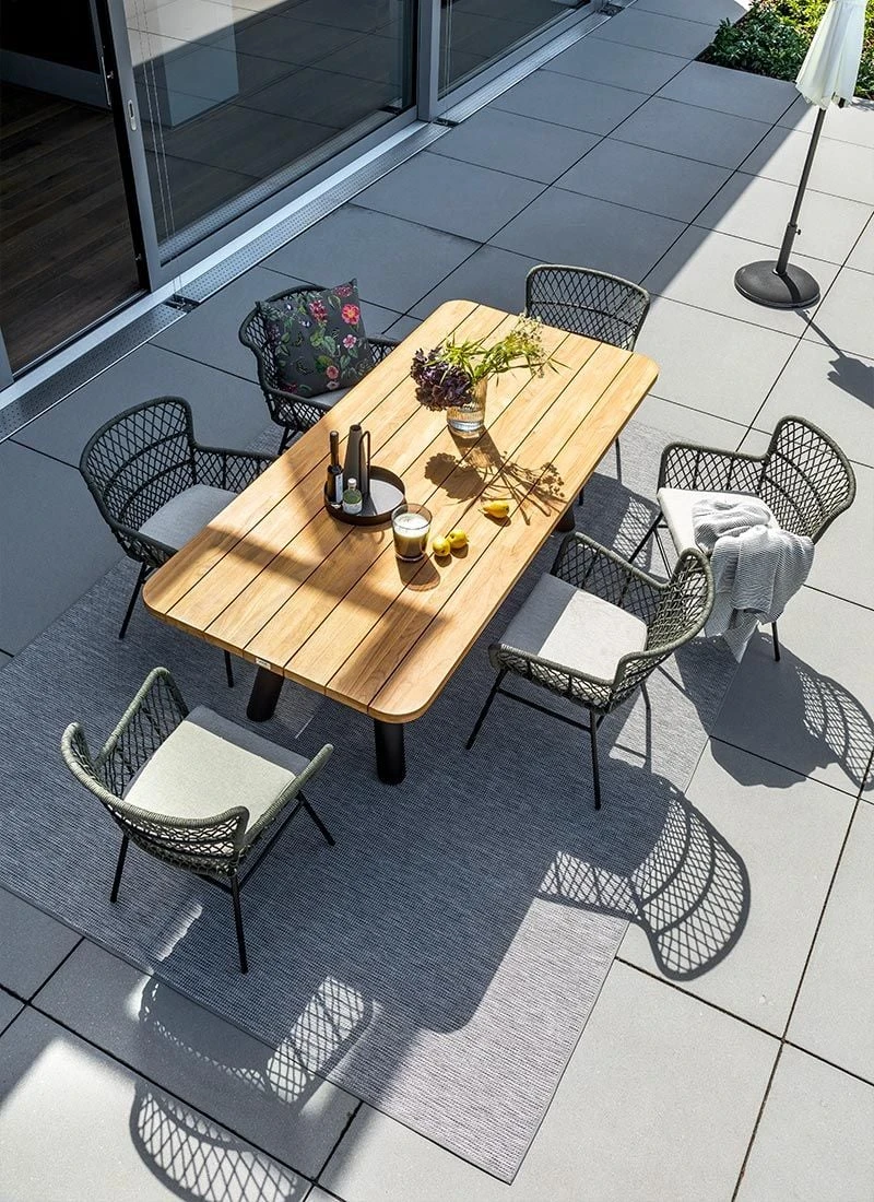 Schöner Wohnen Benet Gartensessel Aluminium/Rope Schwarz/Olive 9 Schöner Wohnen Benet Gartensessel Aluminium/Rope Schwarz/Olive – Bild 7