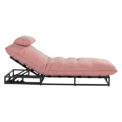 Schöner Wohnen Lunen Gartenliege Aluminium/Sunbrella Schwarz/Himbeere -Garten Leben schoener wohnen lunen gartenliege aluminium sunbrella 1470505 2