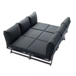 Sieger Auckland Daybed Aluminium/Sunproof Eisengrau/Grau -Garten Leben sieger auckland daybed aluminium sunproof eisengrau grau 1210454 2