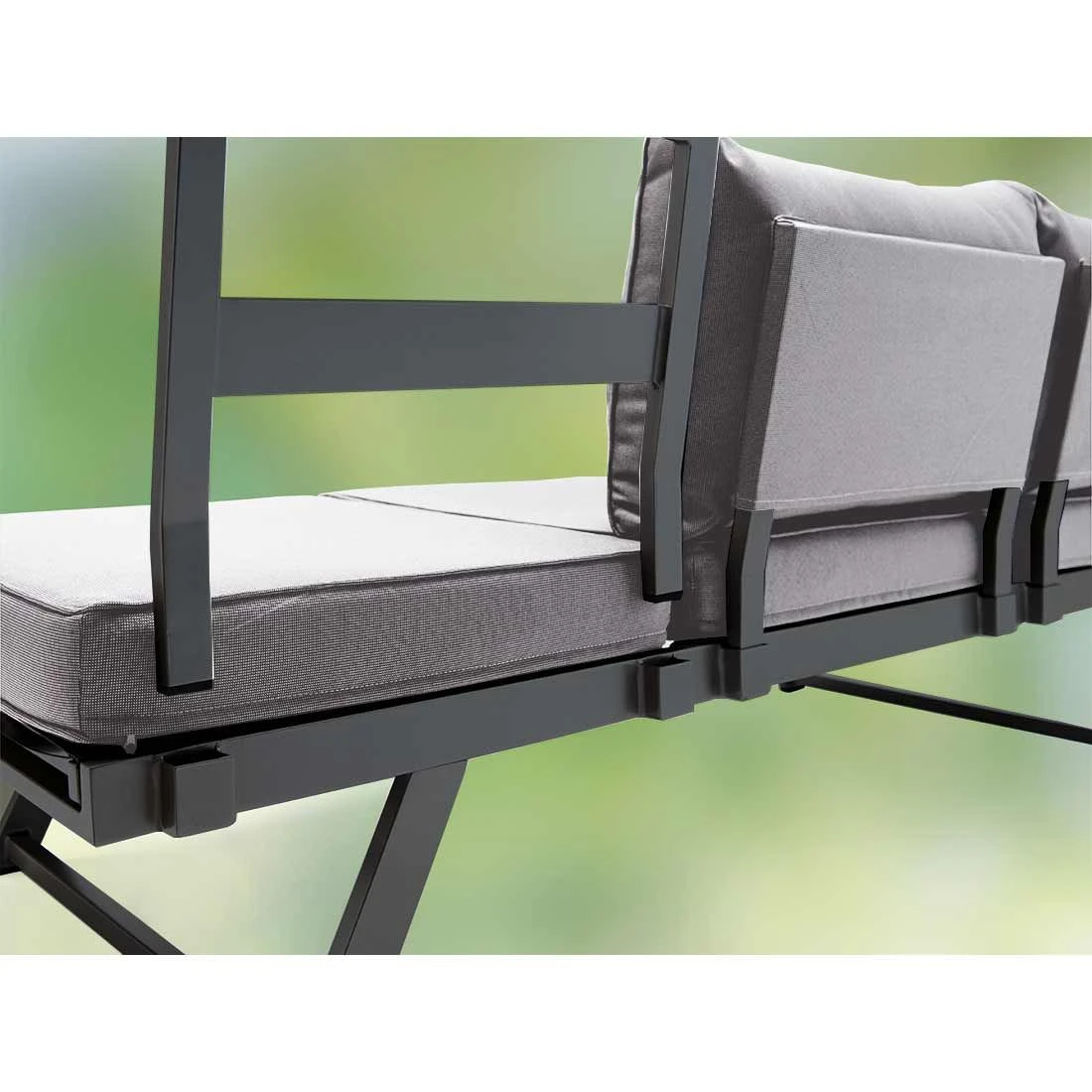 Sieger Auckland Daybed Aluminium/Sunproof® Eisengrau/Hellgrau 12 Sieger Auckland Daybed Aluminium/Sunproof® Eisengrau/Hellgrau – Bild 10