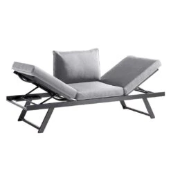 Sieger Auckland Gartensofa Aluminium/Sunproof Eisengrau/Hellgrau -Garten Leben sieger auckland gartensofa aluminium sunproof 1262187 3