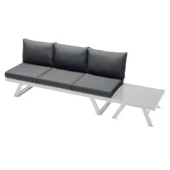 Sieger Auckland Ecklounge 4-tlg. Aluminium/Sunproof® Graphit/Grau -Garten Leben sieger auckland louneecke aluminium sunproof graphit grau 1315350 5