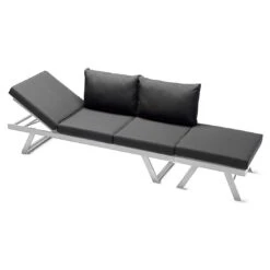 Sieger Auckland Ecklounge 4-tlg. Aluminium/Sunproof® Graphit/Grau -Garten Leben sieger auckland louneecke aluminium sunproof graphit grau 1315350 6