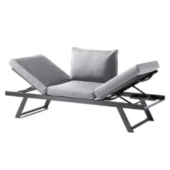 Sieger Auckland Ecklounge 4-tlg. Aluminium/Sunproof® Eisengrau/Hellgrau -Garten Leben sieger auckland loungeecke aluminium sunproof eisengrau hellgrau 1315328 11