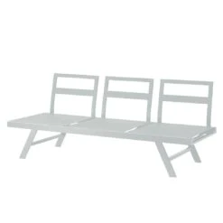 Sieger Auckland Gartensofa Aluminium/Sunproof Graphit/Grau -Garten Leben sieger auckland loungeliege aluminium sunproof graphit grau 1210223 2