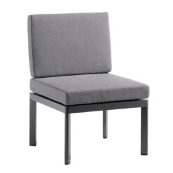 Sieger Lugo Lounge Basis Aluminium Eisengrau -Garten Leben sieger lugo basis aluminium mit polyesterbeschichtung eisengrau 1262231 2