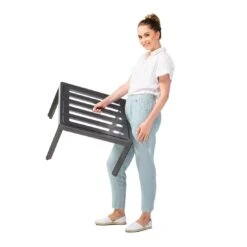 Sieger Lugo Lounge Basis Aluminium Eisengrau -Garten Leben sieger lugo basis aluminium mit polyesterbeschichtung eisengrau 1262231 5