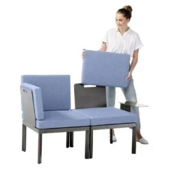 Sieger Lugo Lounge Basis Aluminium Eisengrau -Garten Leben sieger lugo basis aluminium mit polyesterbeschichtung eisengrau 1262231 6