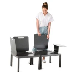 Sieger Lugo Rücken-/Seitenelement Aluminium Eisengrau -Garten Leben sieger lugo rucken seitenelement aluminium eisengrau 1262242 3