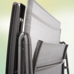 Sieger Sirio Klappsessel Aluminium/Textilene Eisengrau/Hellgrau -Garten Leben sieger sirio klappsessel aluminium textilux 1360241 4