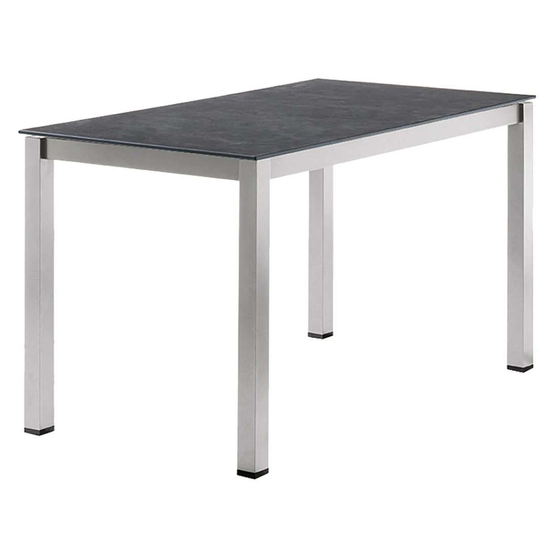 Sieger Gartentisch-Gestell 120x80cm Aluminium Graphit 4 Sieger Gartentisch-Gestell 120x80cm Aluminium Graphit – Bild 2