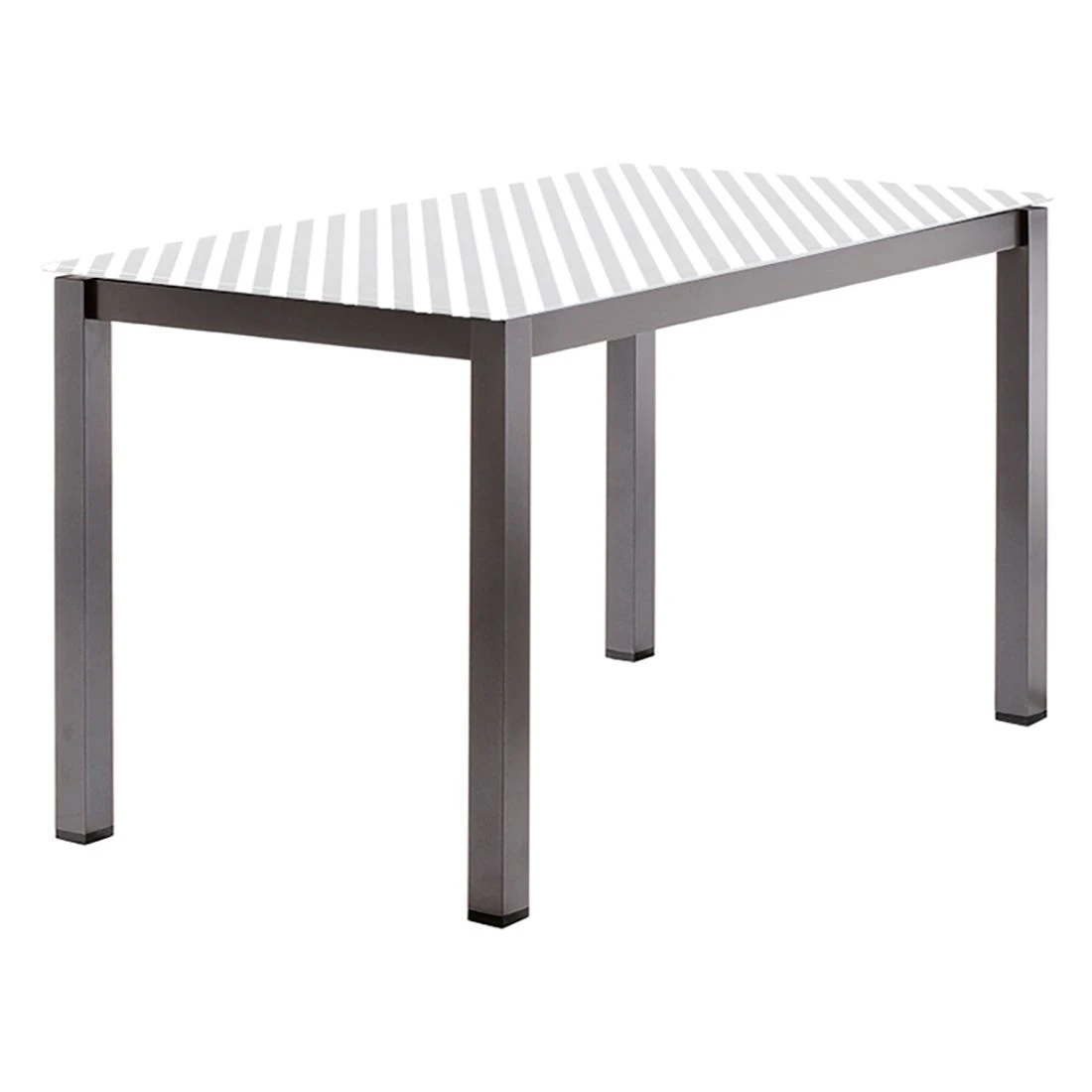 Sieger Gartentisch-Gestell 120x80cm Aluminium Eisengrau 3 Sieger Gartentisch-Gestell 120x80cm Aluminium Eisengrau