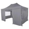 Siena Garden Allrounder Gartenpavillon 450x300cm Stahl/Polyester Grau/Hellgrau