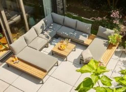 Siena Garden Alvida Gartenliege Rechts Aluminium/Polyester Matt Anthrazit/Grau -Garten Leben siena garden alvida loungeliege rechts aluminium polyester inkl kissen 1427440 10