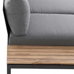 Siena Garden Alvida Doppelliege Aluminium/Polyester Matt Anthrazit/Grau -Garten Leben siena garden alvida loungeset aluminium polyester 1484761 9