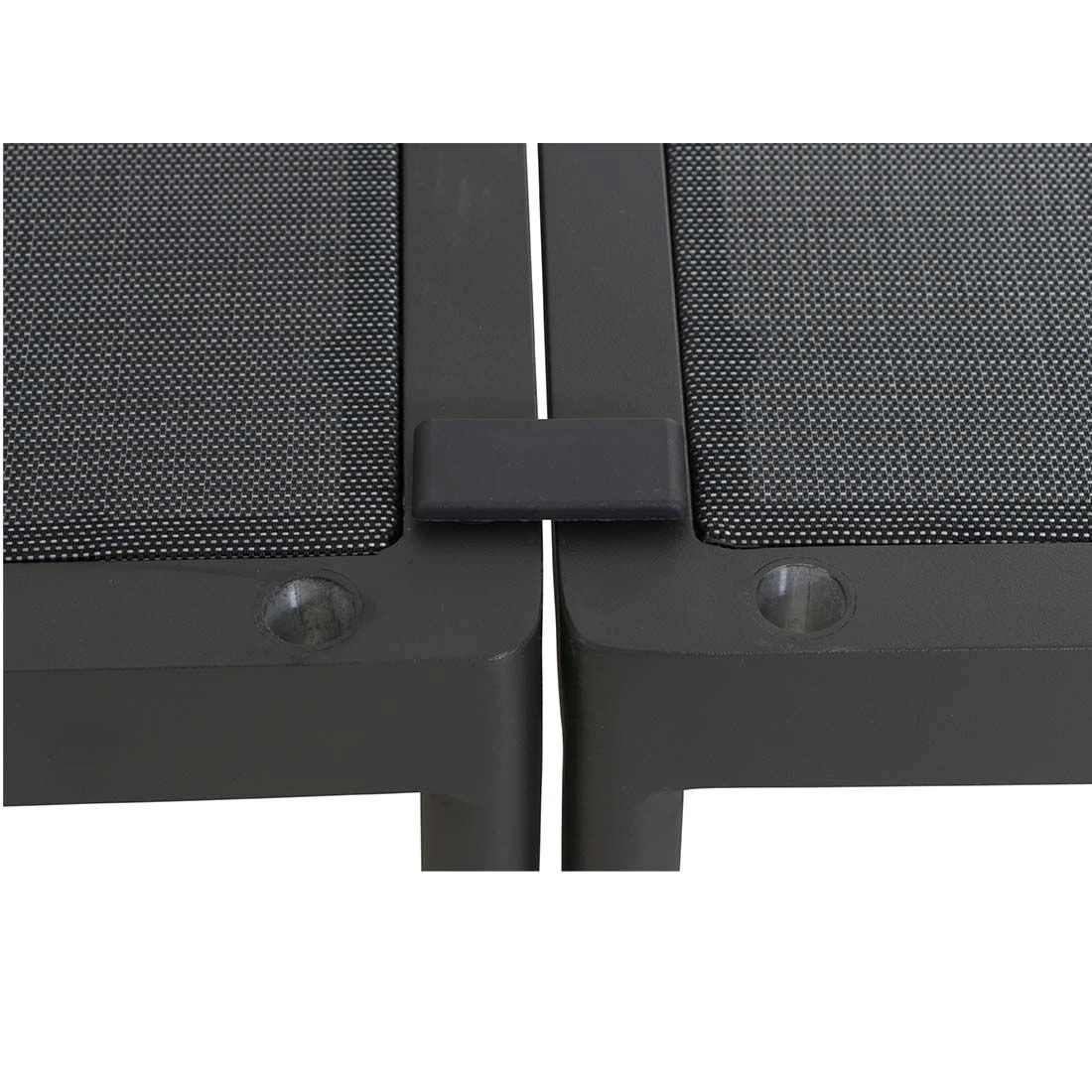 Siena Garden Aurelio Ecklounge 5-tlg. Aluminium/Geflecht/Polster Matt Anthrazit/Dunkelgrau 4 Siena Garden Aurelio Ecklounge 5-tlg. Aluminium/Geflecht/Polster Matt Anthrazit/Dunkelgrau – Bild 2