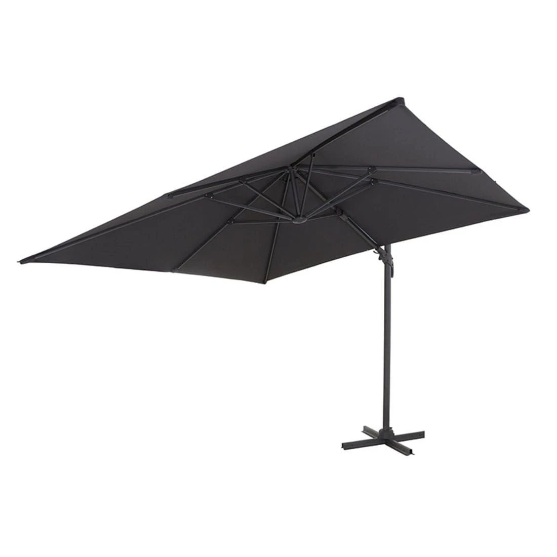 Siena Garden California N+ Ampelschirm 300x300 Cm Anthrazit/Anthrazit 5 Siena Garden California N+ Ampelschirm 300x300 Cm Anthrazit/Anthrazit – Bild 3