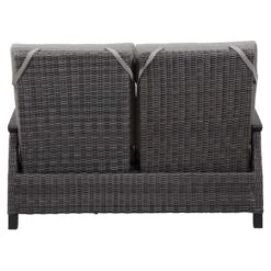 Siena Garden Corido Gartenbank Aluminium/Geflecht Inkl. Kissen Matt Anthrazit/Charcoal Grey -Garten Leben siena garden corido 2 sitzerbank aluminium geflecht inkl kissen 1363640 6