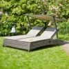 Siena Garden Corido Daybed Inkl. Dach Aluminium/Gardino-Geflecht Matt Anthrazit/Charcoal Grey 2 Siena Garden Corido Daybed Inkl. Dach Aluminium/Gardino-Geflecht Matt Anthrazit/Charcoal Grey -Garten Leben siena garden corido daybed inkl dach aluminium gardinor geflecht 1437582 1