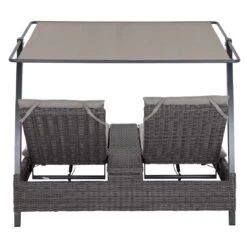 Siena Garden Corido Daybed Inkl. Dach Aluminium/Gardino-Geflecht Matt Anthrazit/Charcoal Grey 17 Siena Garden Corido Daybed Inkl. Dach Aluminium/Gardino-Geflecht Matt Anthrazit/Charcoal Grey -Garten Leben siena garden corido daybed inkl dach aluminium gardinor geflecht 1437582 6