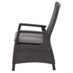 Siena Garden Corido Gartensessel Aluminium/Geflecht Inkl. Kissen Matt Anthrazit/Charcoal Grey -Garten Leben siena garden corido diningsessel aluminium geflecht inkl kissen 1363629 5