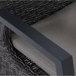 Siena Garden Corido Gartensessel Aluminium/Geflecht Inkl. Kissen Matt Anthrazit/Charcoal Grey -Garten Leben siena garden corido diningsessel aluminium geflecht inkl kissen 1363629 9