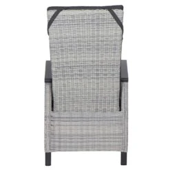 Siena Garden Corido Gartensessel Aluminium/Gardino®-Geflecht Matt Anthrazit/Ice Grey -Garten Leben siena garden corido verstellsessel aluminium geflecht 1425295 5