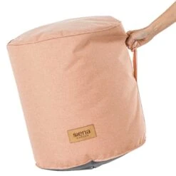 Siena Garden FLOW.U Round Sitzsack Ø 45 Cm Apricot -Garten Leben siena garden flow u round sitzsack durchm 45 cm 1462079 4