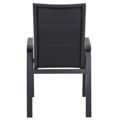 Siena Garden Milano Stapelsessel Aluminium/Ranotex®-Gewebe Matt Anthrazit/Grau -Garten Leben siena garden milano stapelsessel aluminium ranotexr gewebe 1425361 5