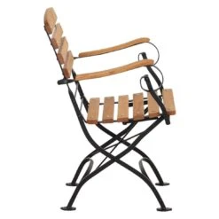 Siena Garden Peru III Klappsessel Stahl/Robinie Schwarz/Natur -Garten Leben siena garden peru iii klappsessel stahl robinie 1391514 3