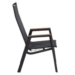 Siena Garden Rondo Gartensessel Aluminium/Ranotex®-Gewebe Matt Anthrazit/Grau -Garten Leben siena garden rondo verstellsessel aluminium ranotexr gewebe 1425240 6