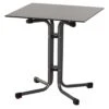 Siena Garden Sola Klapptisch 65x65cm Stahl/HPL Anthrazit/Dark Stone