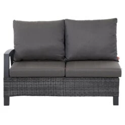 Siena Garden Taranto Dininglounge 5-tlg. Aluminium/Gardino®-Geflecht Matt Anthrazit/Blau-Grau -Garten Leben siena garden taranto dininglounge 5 tlg aluminium gardinor geflecht 1425273 5