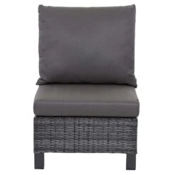 Siena Garden Taranto Dininglounge 5-tlg. Aluminium/Gardino®-Geflecht Matt Anthrazit/Blau-Grau -Garten Leben siena garden taranto dininglounge 5 tlg aluminium gardinor geflecht 1425273 8