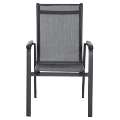 Siena Garden Tesoro Gartenmöbel-Set 7-tlg. Mit Tisch 200x100cm Matt Anthrazit/Silber-Schwarz -Garten Leben siena garden tesoro gartenmoebel set 7 tlg tisch 200x100cm 1489062 5