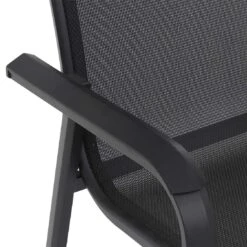 Siena Garden Tesoro Gartenmöbel-Set 7-tlg. Mit Tisch 200x100cm Matt Anthrazit/Silber-Schwarz -Garten Leben siena garden tesoro gartenmoebel set 7 tlg tisch 200x100cm 1489062 8