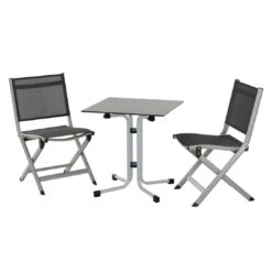 Siena Garden Tesoro Klappstuhl Aluminium/Ranotex®-Gewebe Silber/Grau -Garten Leben siena garden tesoro klappstuhl aluminium ranotexr gewebe 1434205 6