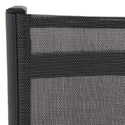 Siena Garden Tesoro Stapelsessel Aluminium/Ranotex®-Gewebe Matt Anthrazit/Silber-Schwarz -Garten Leben siena garden tesoro stapelsessel aluminium ranotexr gewebe 1434161 6